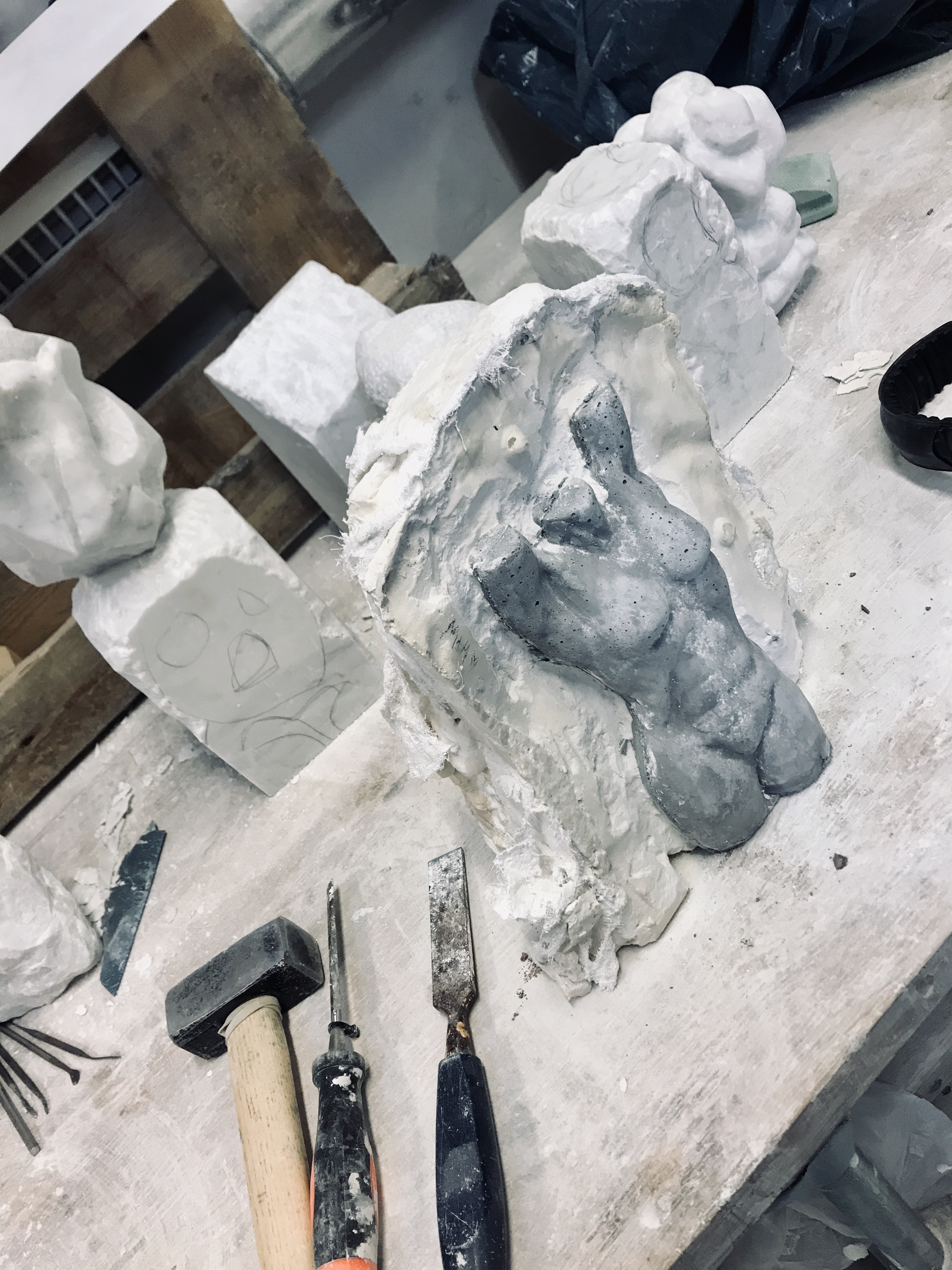 Concrete sculpture