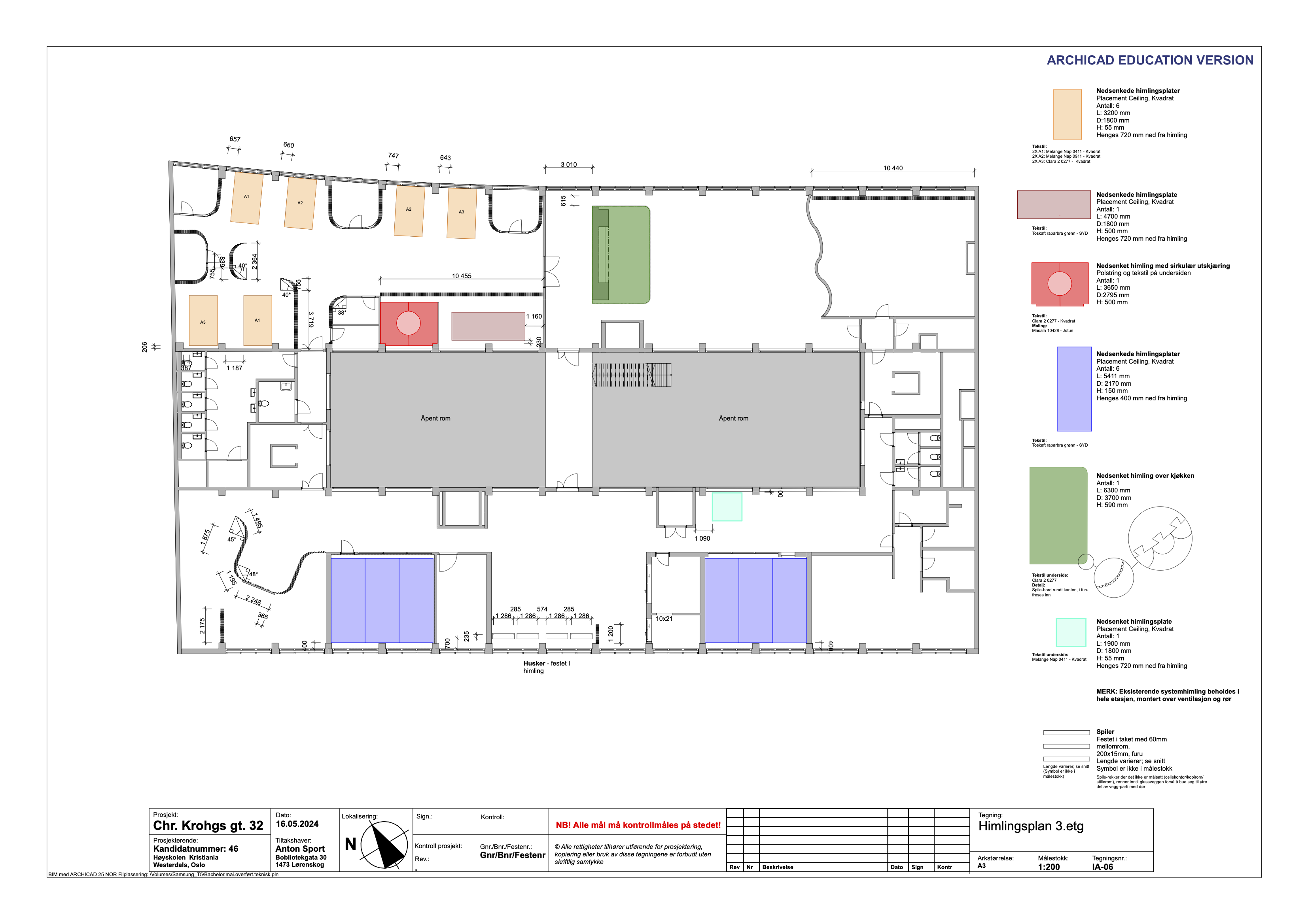Ceiling plan